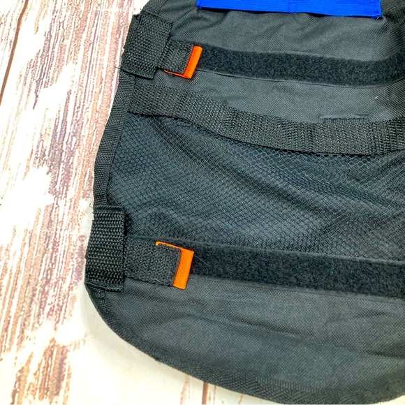 Tactical Nerf Gun Vest 7Seven Toys Black & Cobalt Blue Sz OSFM - Picture 4 of 6